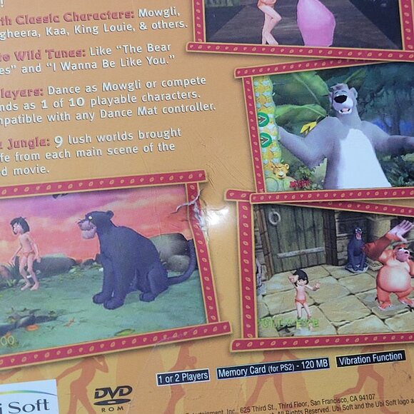 Jungle Book Rhythm N Groove Playstation 2 PS2 complete cib video game - Picture 2 of 3